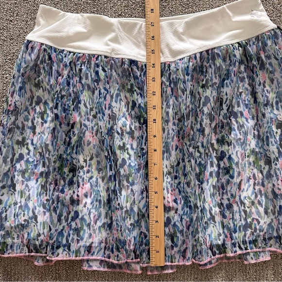 Jofit Mesh Swing Skort - Long - Sherry Print Size Large - Picture 8 of 9